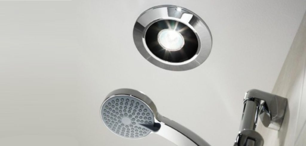Light Bulb in Extractor Fan on Shower 