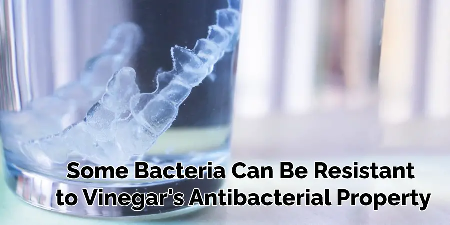 clean retainer with vinegar