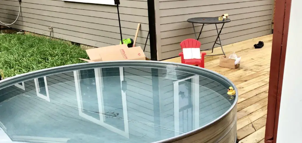 Outside Water Through Bathtub on Deck