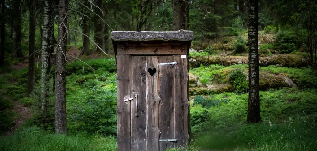 A Outhouse in the garden