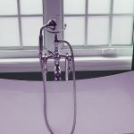 Wall Mount Clawfoot Tub Faucet with Tub