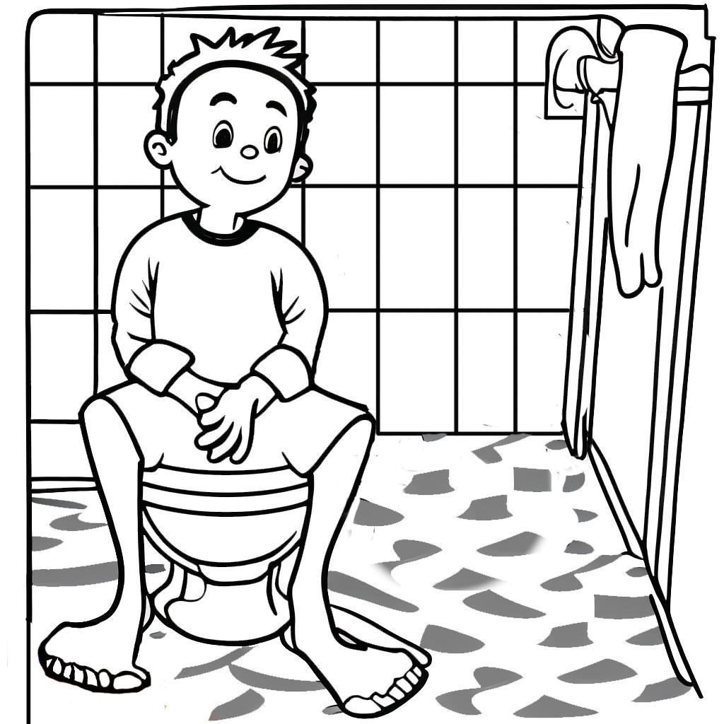  potty training coloring pages