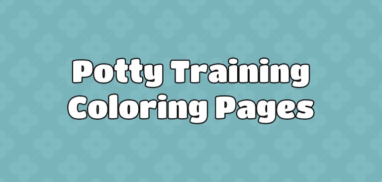 Potty Training Coloring Pages