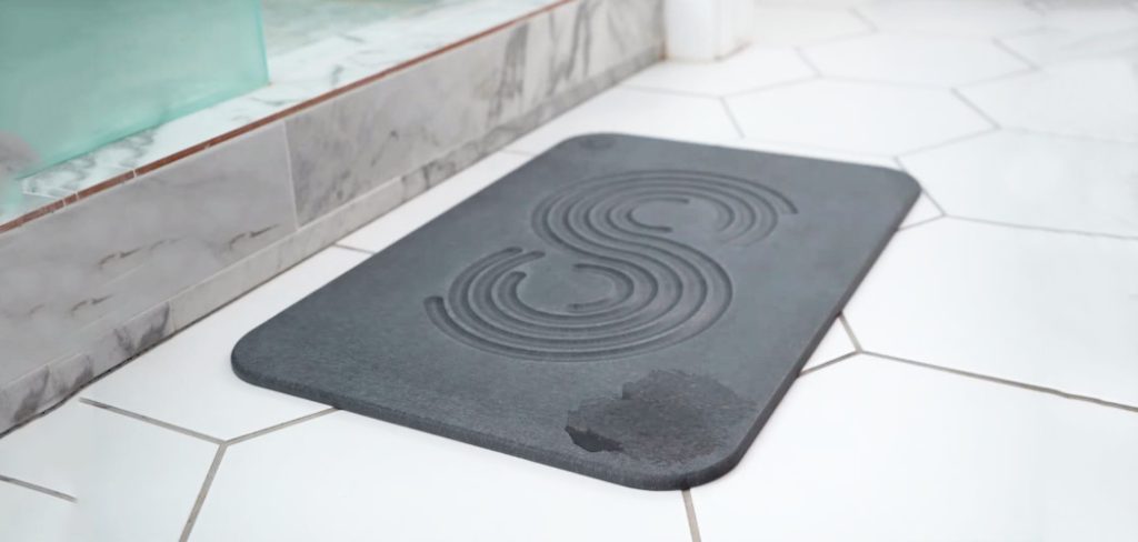 A stone Bath Mat