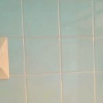 Ceramic Towel Bar on Tile