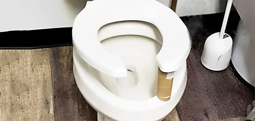 Put Empty Toilet Paper Roll Under Toilet Seat